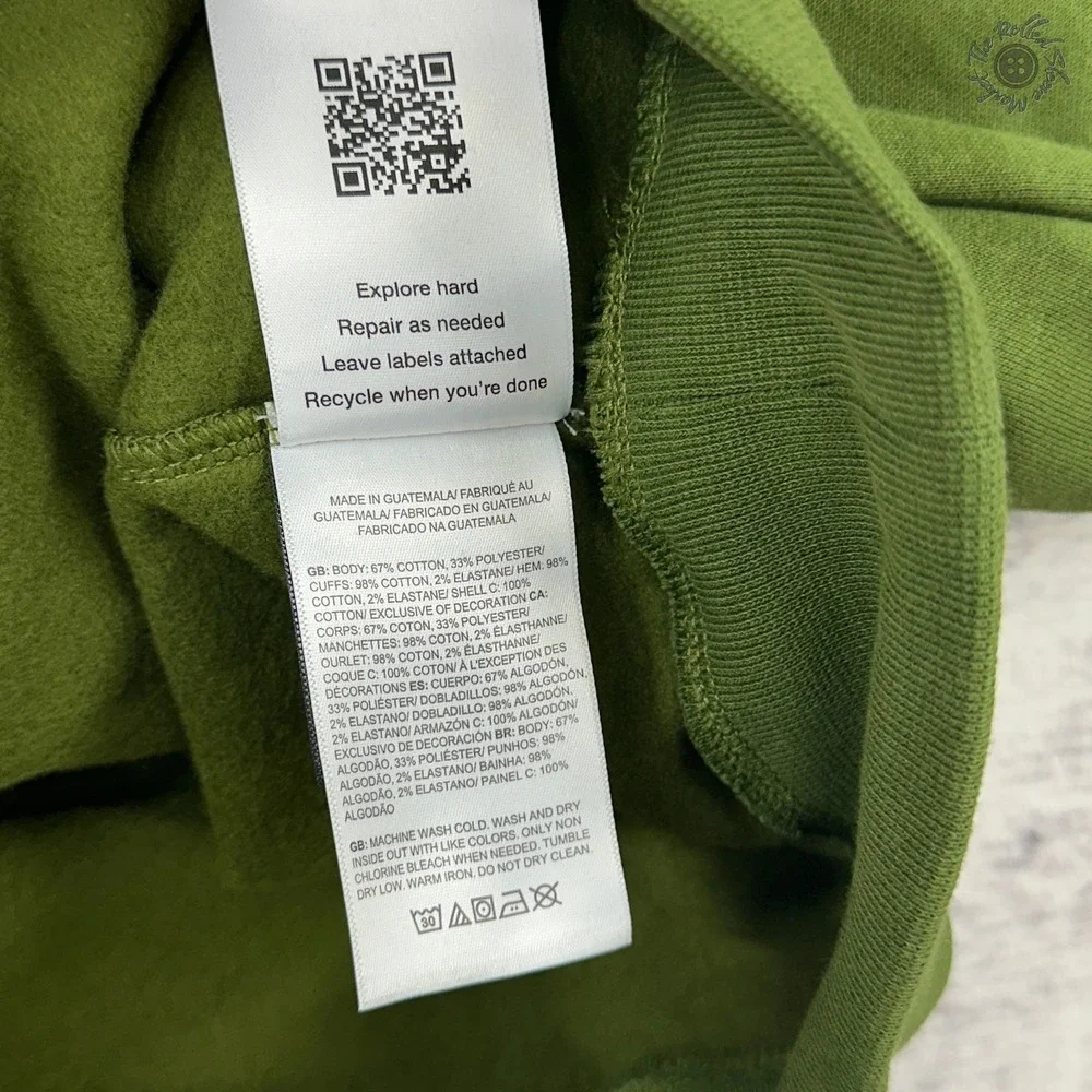 NWT The North Face Men's Evo Box‎ Camo Hoodie Small Woodland Green NF0A8FN1